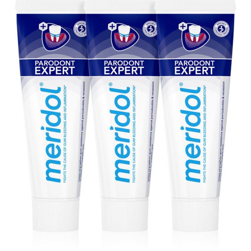Meridol Parodont Expert fogkrém fogínyvérzés és fogágybetegség ellen 3x75 ml-Ár
