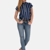 Merribel Woman's Blouse Ouranila Navy Blue