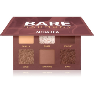 Mesauda Milano Bare Harmony szemhéjfesték paletta árnyalat 204 Delicious Rose 6x1 g-Ár
