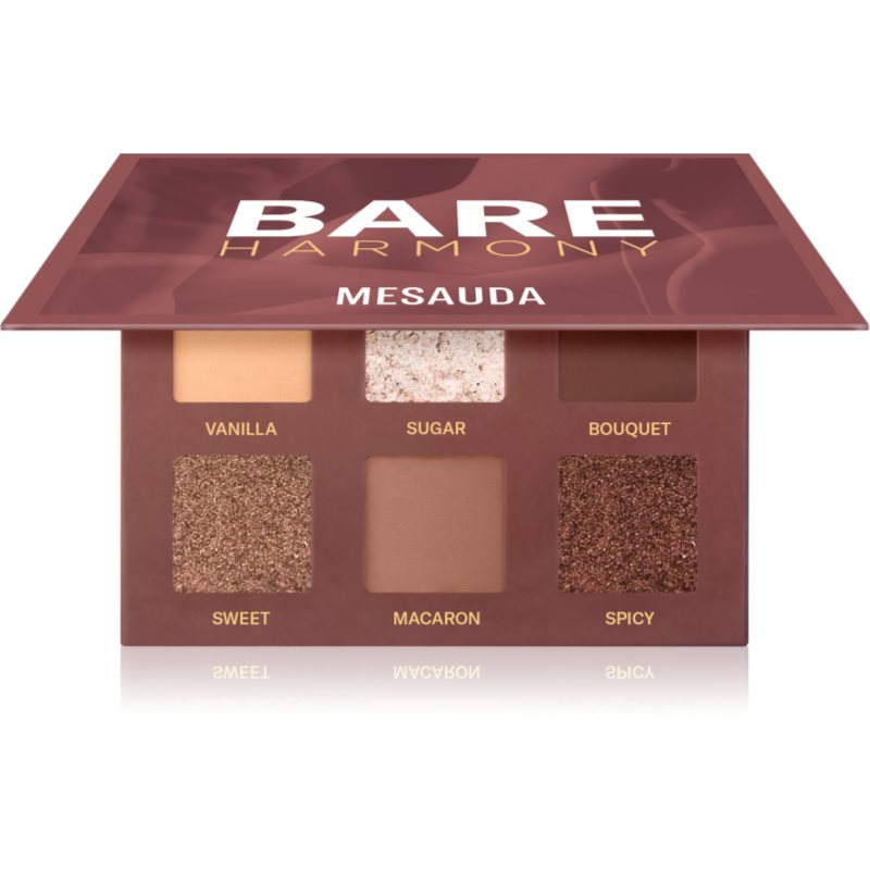 Mesauda Milano Bare Harmony szemhéjfesték paletta árnyalat 204 Delicious Rose 6x1 g-Ár