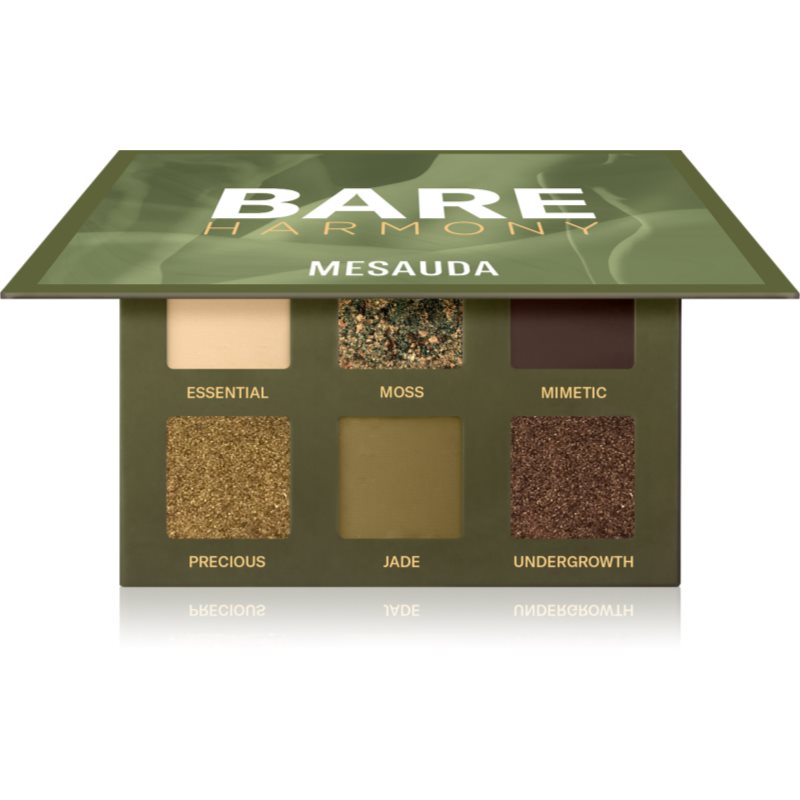 Mesauda Milano Bare Harmony szemhéjfesték paletta árnyalat 205 Hidden Green 6x1 g-Ár