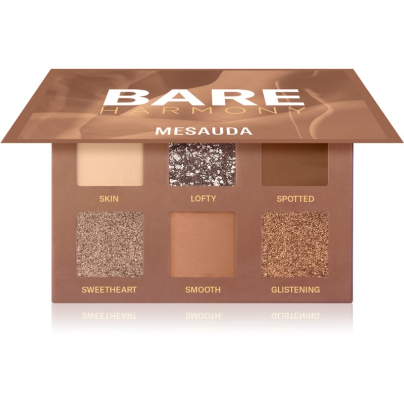 Mesauda Milano Bare Harmony szemhéjfesték paletta árnyalat 206 Timeless Nude 6x1 g-Ár