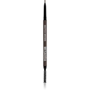 Mesauda Milano Sketch Brows automatikus szemöldökceruza kefével árnyalat 102 Brunette 0