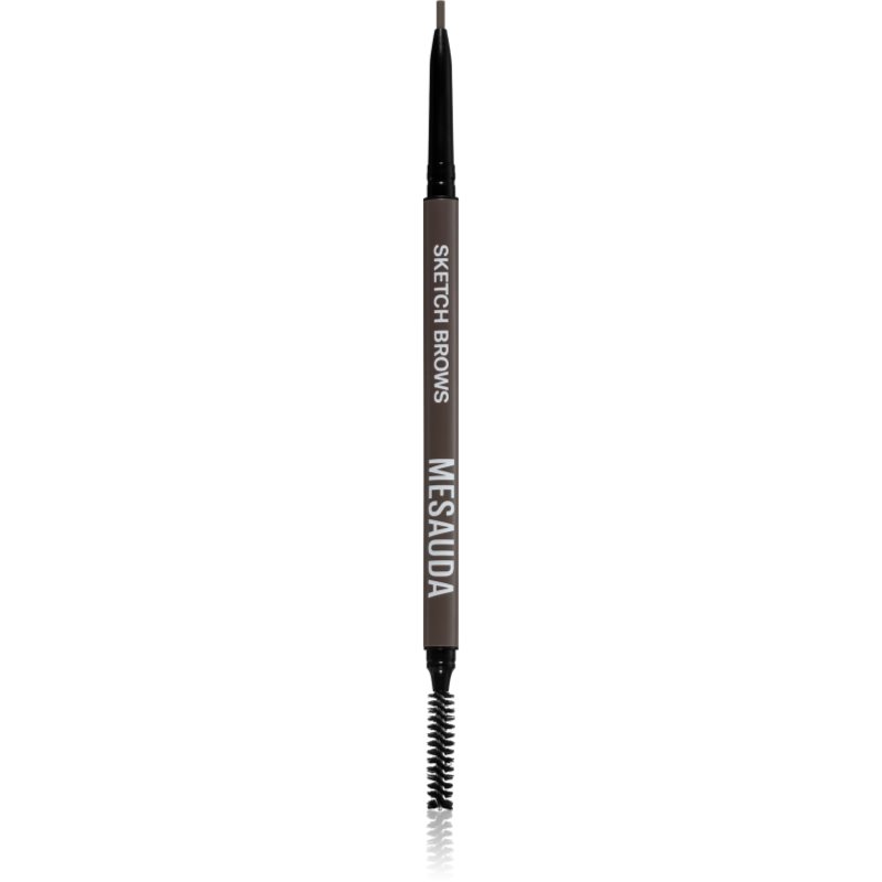 Mesauda Milano Sketch Brows automatikus szemöldökceruza kefével árnyalat 102 Brunette 0