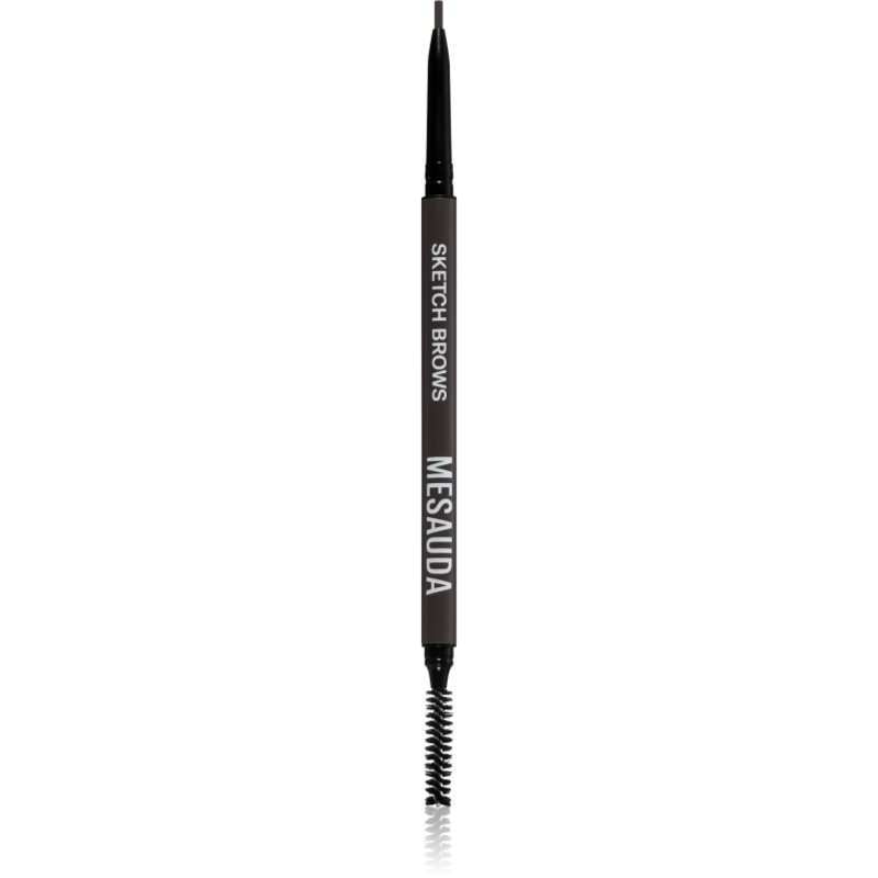 Mesauda Milano Sketch Brows automatikus szemöldökceruza kefével árnyalat 104 Dark 0