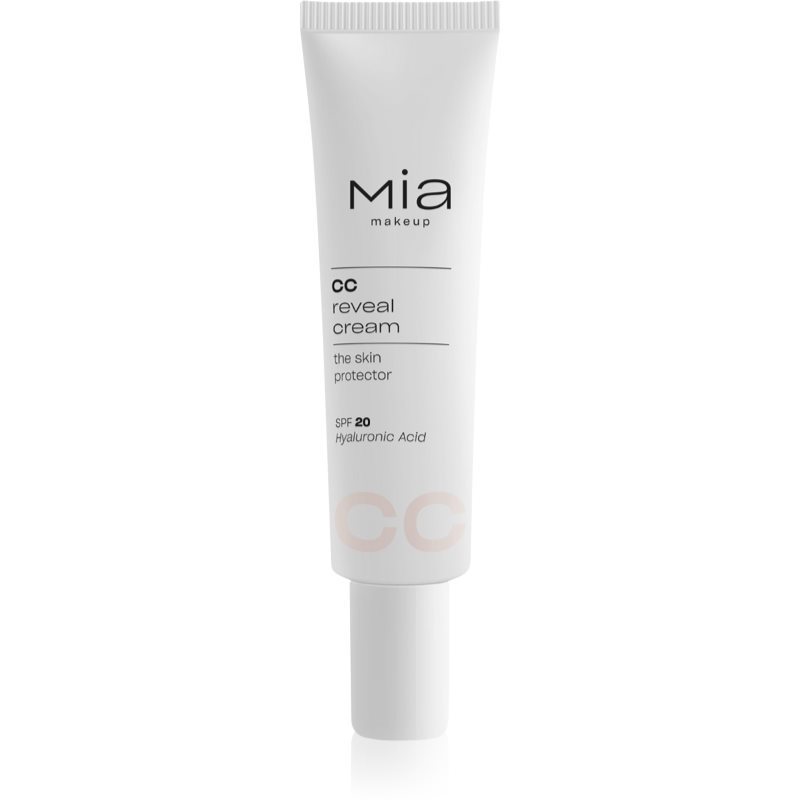 Mia Cosmetics CC Reveal Cream CC krém az egyenletes bőrszínért SPF 20 árnyalat 01 Light 30 ml-Ár