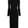 Michael Kors Dress - ECO BUTTON SLT MIDI DRS black