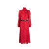 Michael Kors Dress - SIGNTRE LOGO SHRT DRS red