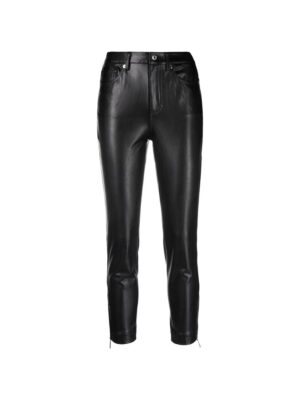 Michael Kors Pants - HW 5 PTS FAUX LTHR PNT black