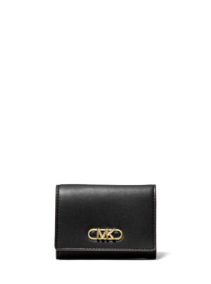 Michael Kors Wallet - PARKER MD FLAP TRIFOLD black