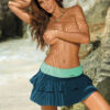 Mila Orosei-Seafoam Glow M-334 (7) Marine with Mint Skirt