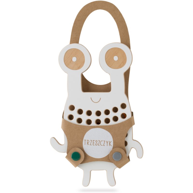 Milin Big Wooden Lacing Toy Crab Goggly interaktív játék 20 cm x 13 cm x 0