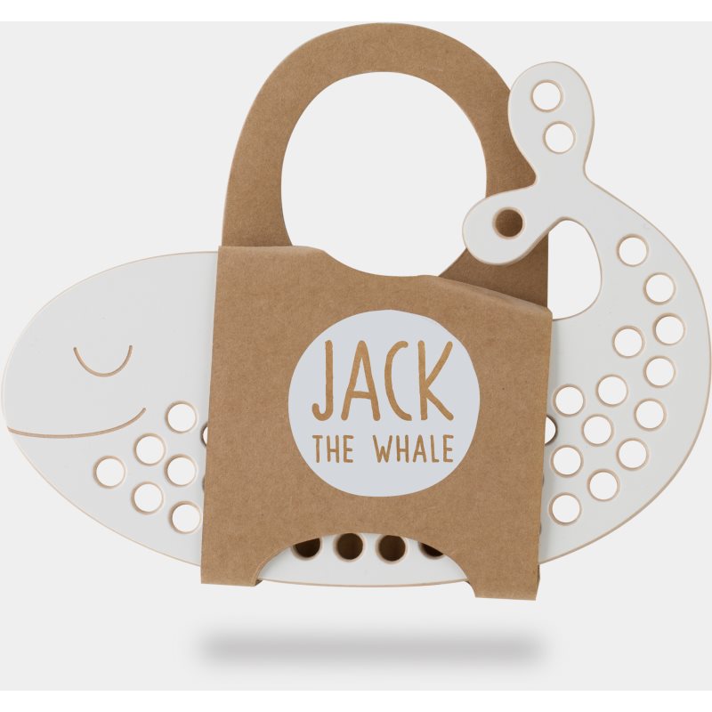 Milin Big Wooden Lacing Toy Whale Jack interaktív játék 9 cm x 19