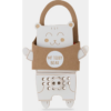Milin Wooden Lacing Toy Mr. Teddy interaktív játék 22 cm x 17 cm x 0