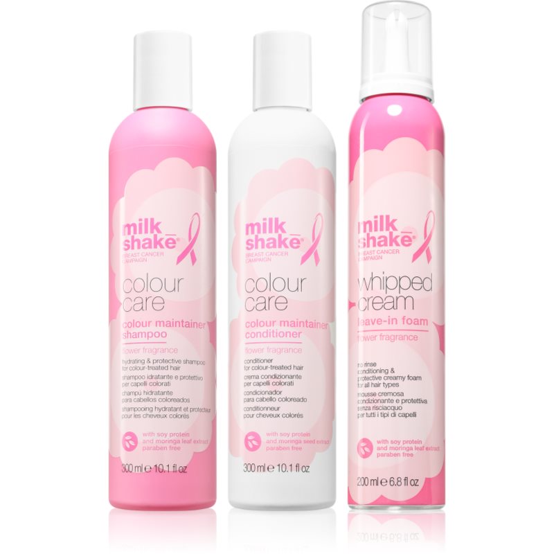 Milk Shake Colour Care Flower Fragrance Go Pink Threepack szett festett hajra