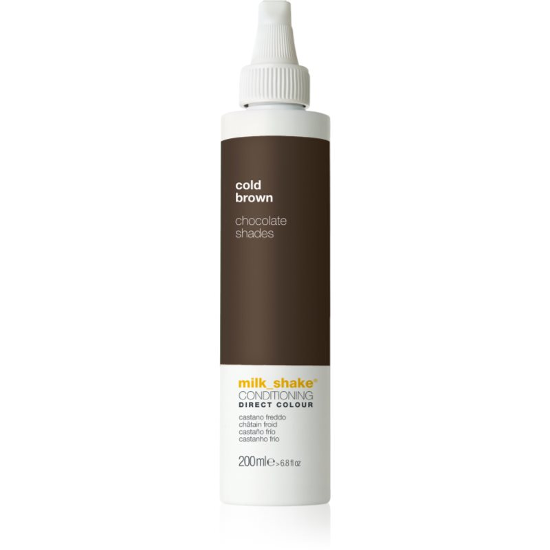 Milk Shake Direct Colour tonizáló kondicionáló az intenzív hidratálásért Cold Brown 200 ml-Ár