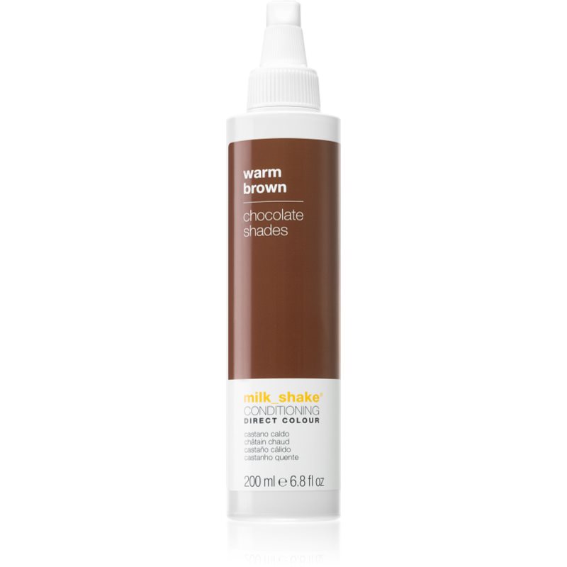 Milk Shake Direct Colour tonizáló kondicionáló az intenzív hidratálásért Warm Brown 200 ml-Ár