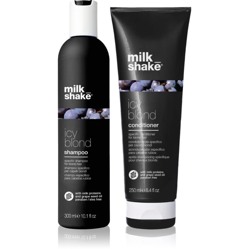 Milk Shake Icy Blond Duo Pack szett a szőke és melírozott hajra-ár