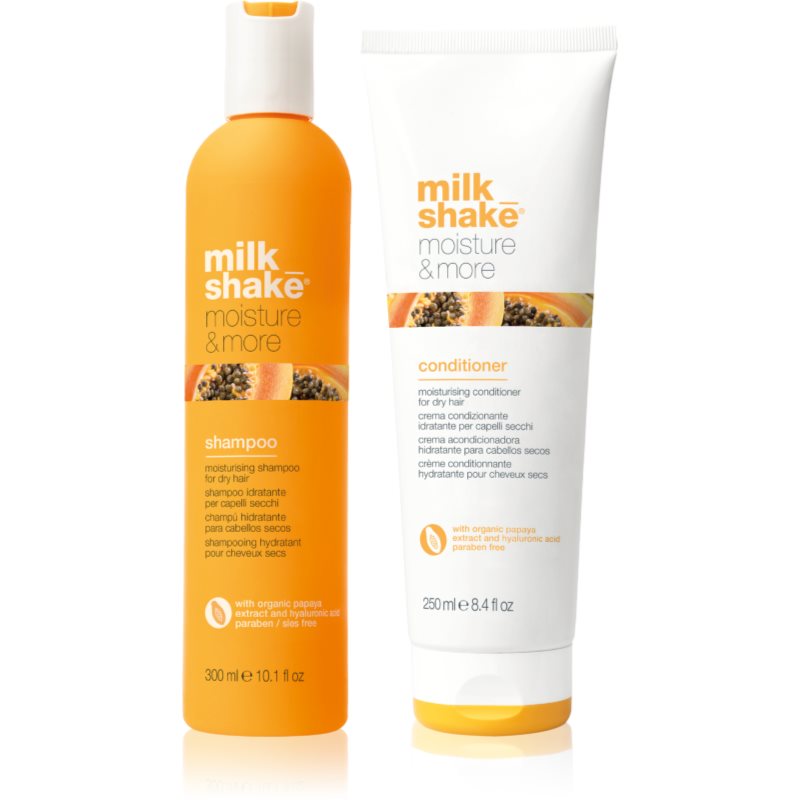 Milk Shake Moisture & More Duo Pack szett száraz hajra hölgyeknek-ár