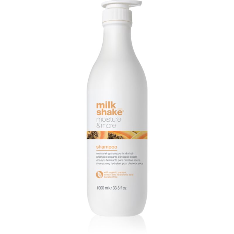 Milk Shake Moisture & More Shampoo hidratáló sampon száraz hajra 1000 ml