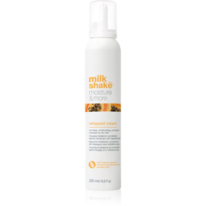 Milk Shake Moisture & More Whipped Cream öblítést nem igénylő hidratáló ápolás száraz hajra 200 ml