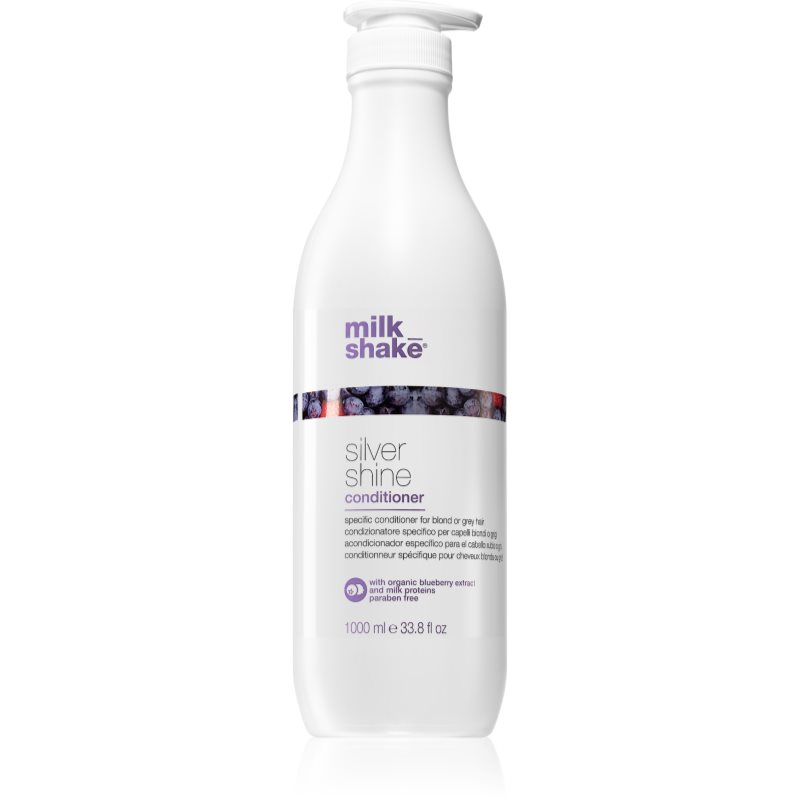 Milk Shake Silver Shine kondicionáló szőke hajra semlegesíti a sárgás tónusokat 1000 ml-Eredeti