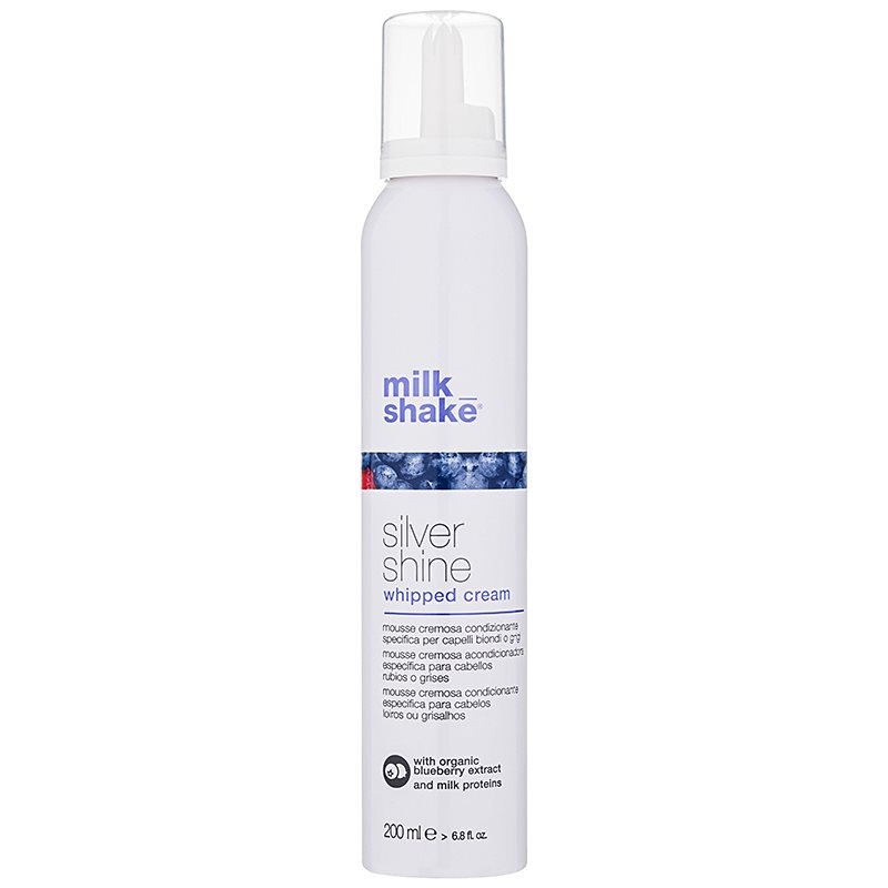 Milk Shake Silver Shine krémes hab szőke hajra semlegesíti a sárgás tónusokat 200 ml-Eredeti