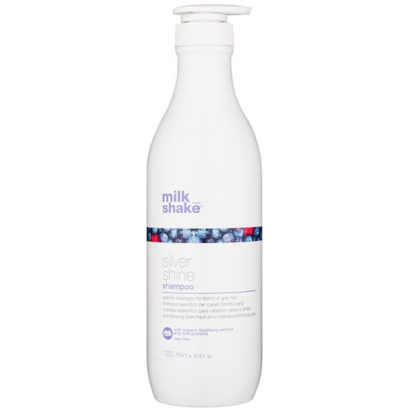 Milk Shake Silver Shine sampon szőke hajra semlegesíti a sárgás tónusokat 1000 ml-Eredeti