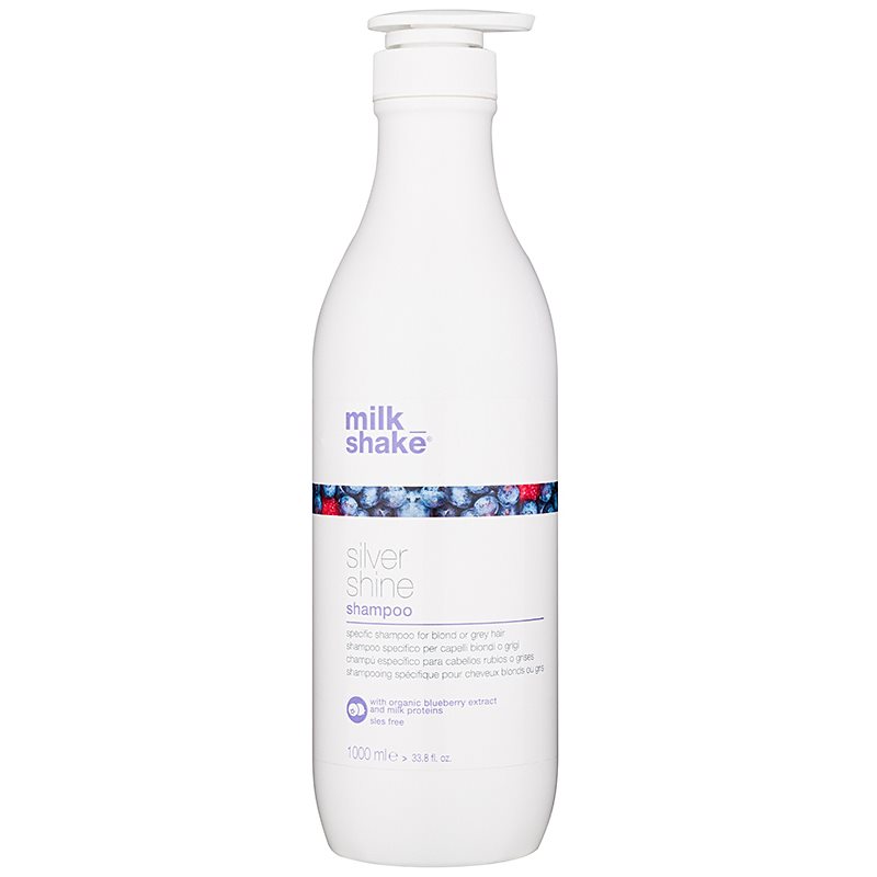 Milk Shake Silver Shine sampon szőke hajra semlegesíti a sárgás tónusokat 1000 ml-Eredeti