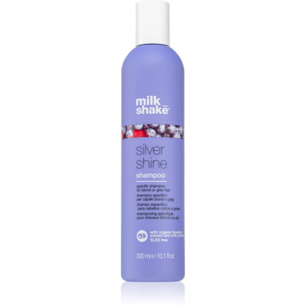 Milk Shake Silver Shine sampon szőke hajra semlegesíti a sárgás tónusokat 300 ml-Eredeti