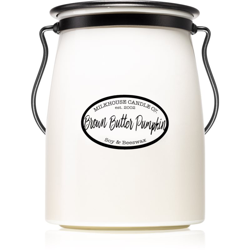 Milkhouse Candle Co. Creamery Brown Butter Pumpkin illatgyertya Butter Jar 624 g