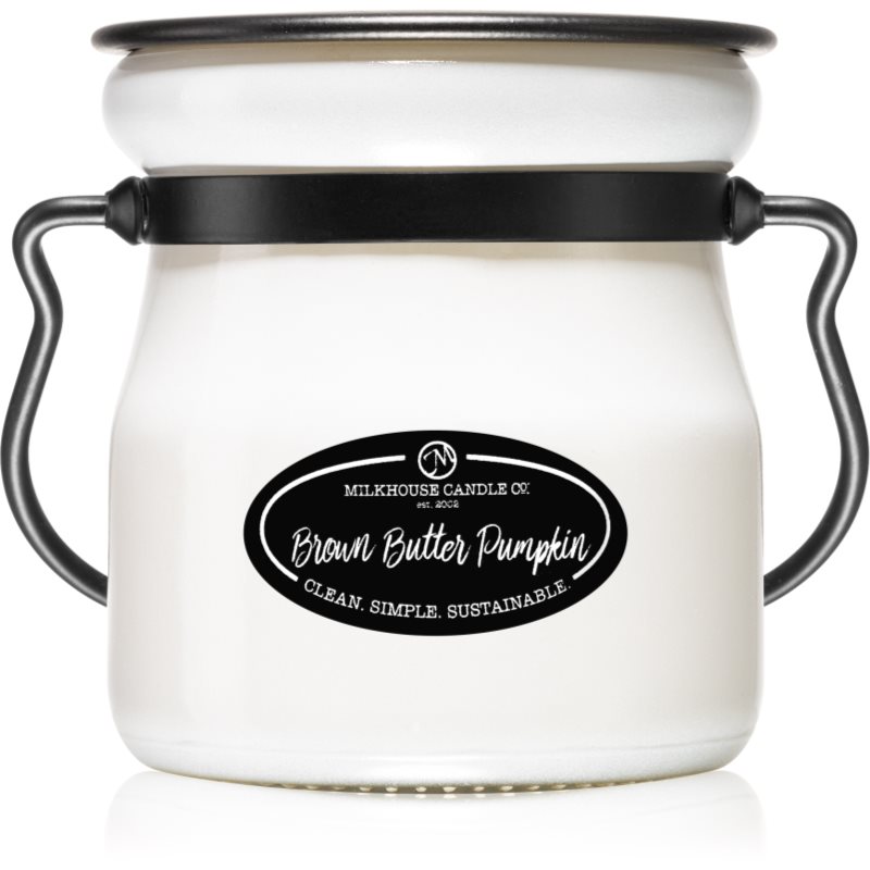 Milkhouse Candle Co. Creamery Brown Butter Pumpkin illatgyertya Cream Jar 142 g-Eredeti