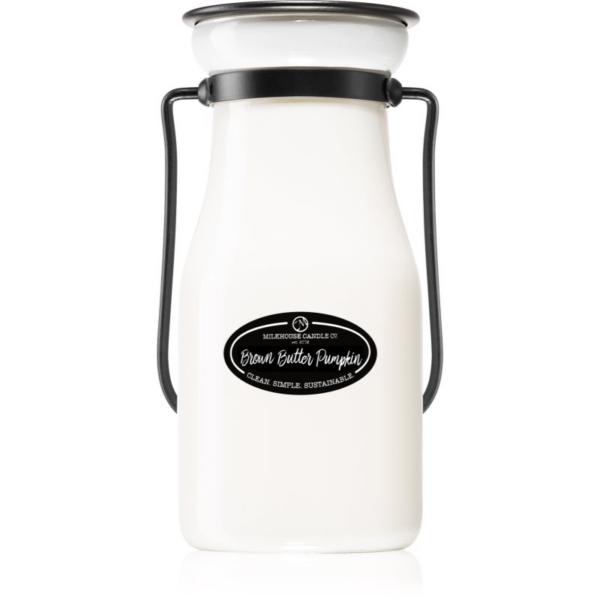 Milkhouse Candle Co. Creamery Brown Butter Pumpkin illatgyertya Milkbottle 226 g-Ár