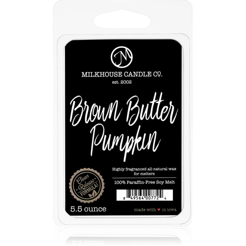 Milkhouse Candle Co. Creamery Brown Butter Pumpkin illatos viasz aromalámpába 155 g