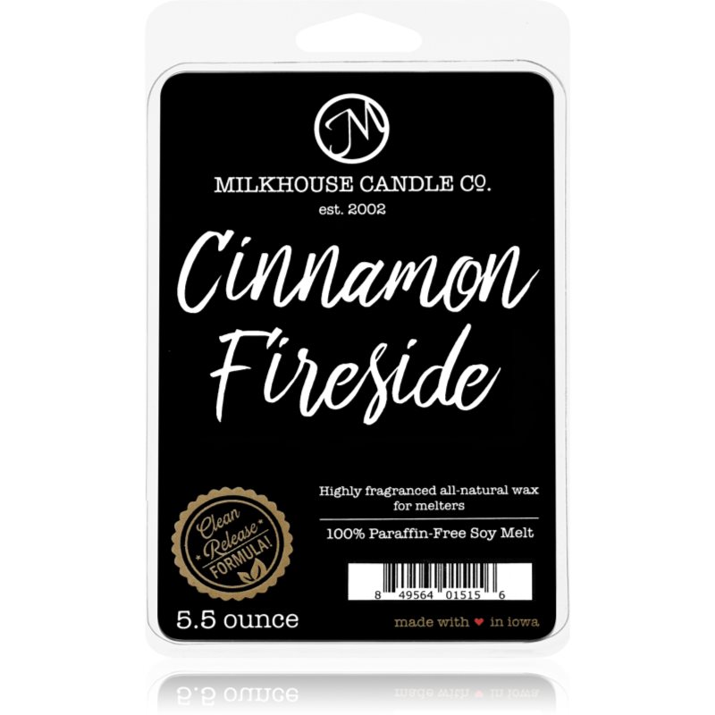 Milkhouse Candle Co. Creamery Cinnamon Fireside illatos viasz aromalámpába 155 g