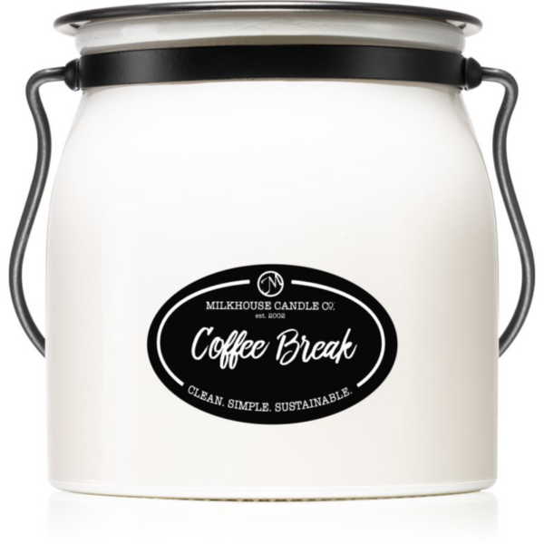 Milkhouse Candle Co. Creamery Coffee Break illatgyertya Butter Jar 454 g