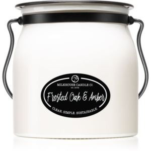 Milkhouse Candle Co. Creamery Frosted Oak & Amber illatgyertya Butter Jar 454 g-Ár