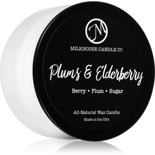 Milkhouse Candle Co. Creamery Plums & Elderberry illatgyertya Sampler Tin 42 g-Ár