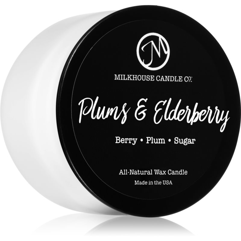 Milkhouse Candle Co. Creamery Plums & Elderberry illatgyertya Treveler Tin 106 g-Ár