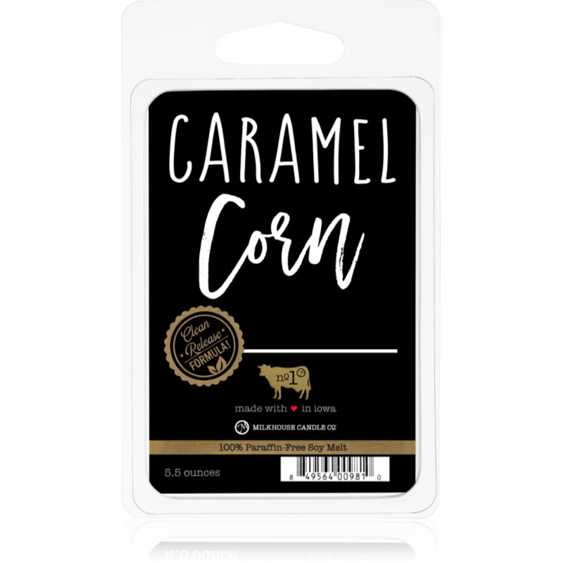 Milkhouse Candle Co. Farmhouse Caramel Corn illatos viasz aromalámpába 155 g-ár