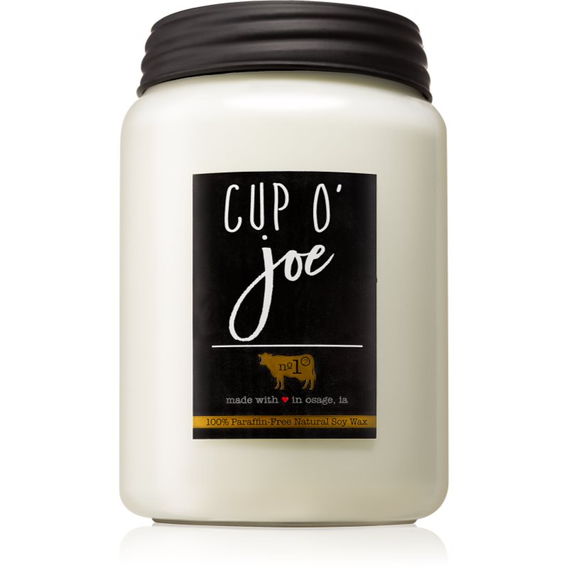 Milkhouse Candle Co. Farmhouse Cup O' Joe illatgyertya Mason Jar 737 g-Eredeti