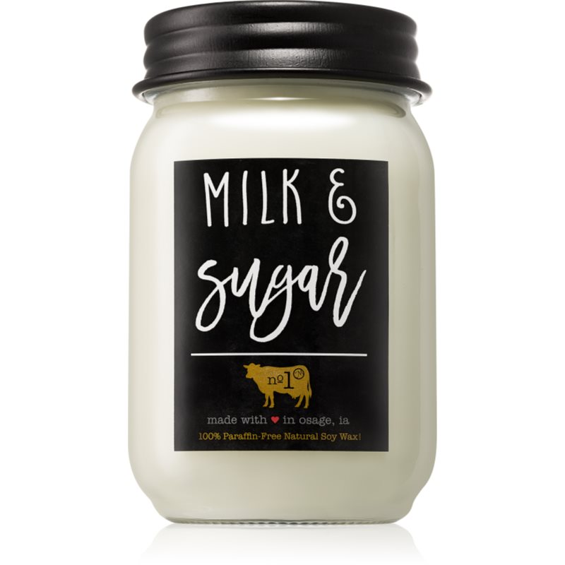 Milkhouse Candle Co. Farmhouse Milk & Sugar illatgyertya Mason Jar 368 g-Ár