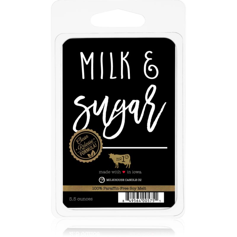 Milkhouse Candle Co. Farmhouse Milk & Sugar illatos viasz aromalámpába 155 g