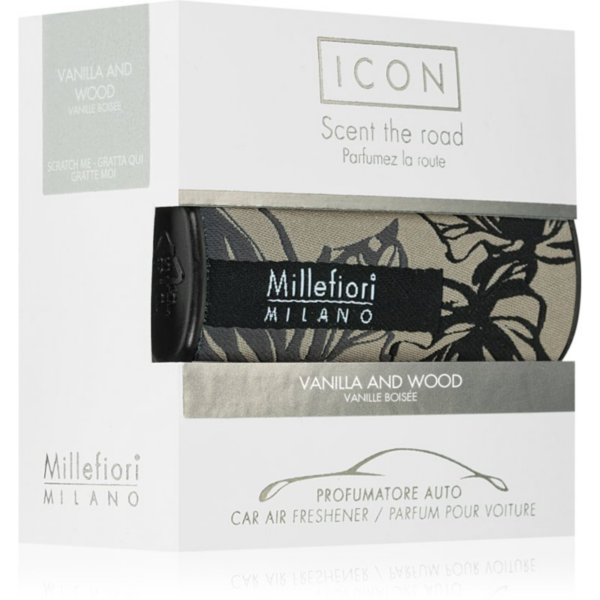 Millefiori Icon Vanilla & Wood illat autóba 1 db-Ár