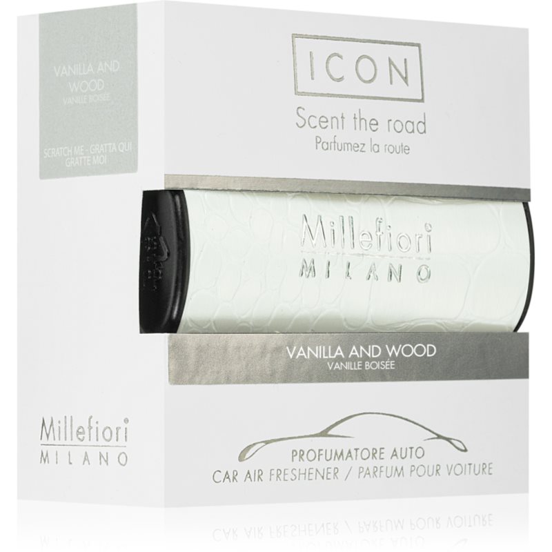 Millefiori Icon Vanilla & Wood illat autóba 1 db-Ár