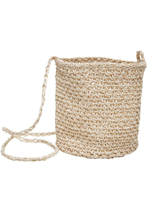 Mini Nature Bast Crossbody Bag Nature
