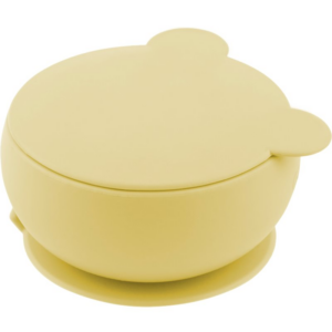 Minikoioi Bowl Yellow szilikon tálka tapadókoronggal 1 db