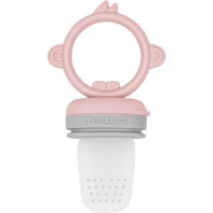 Minikoioi Feeder Teether Pinky Pink/ Powder Grey tölthető rágóka Pinky Pink/Powder Grey 1 db-Ár