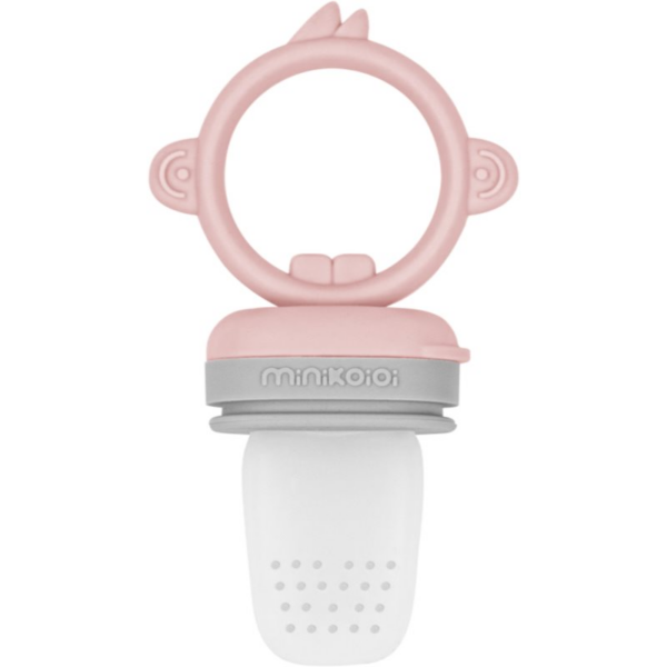 Minikoioi Feeder Teether Pinky Pink/ Powder Grey tölthető rágóka Pinky Pink/Powder Grey 1 db-Ár