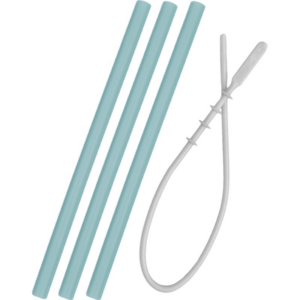 Minikoioi Flexi Straw with Cleaning Brush szilikon szívószál kefével Aqua Green 3 db-Ár